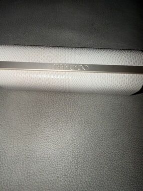 Jimmy Choo Eye glass case snakeskin print